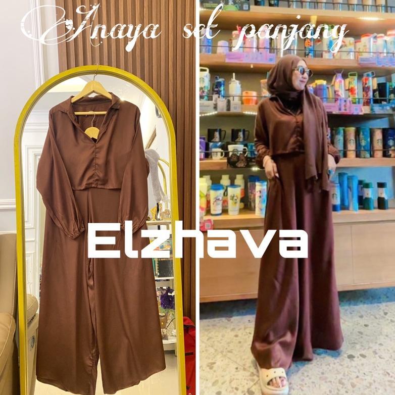 Terbaru One Set Polos /One Set Rayon / Pajamas Kemeja Polos /One Set Premium Busui /Piyama Setelan R