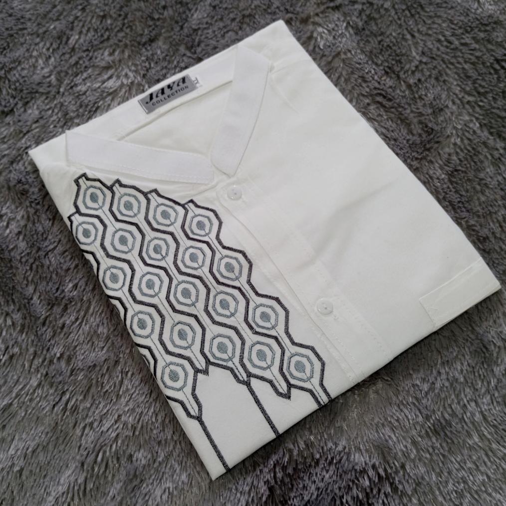 Tahan Lama Baju Koko Pria Dewasa Murah Putih Tulang