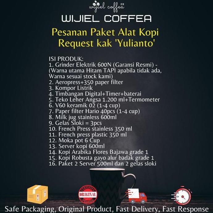 Paket Alat Kopi - Alat Kopi Request-Alat Kopi-V60-Grinder-Aeropress