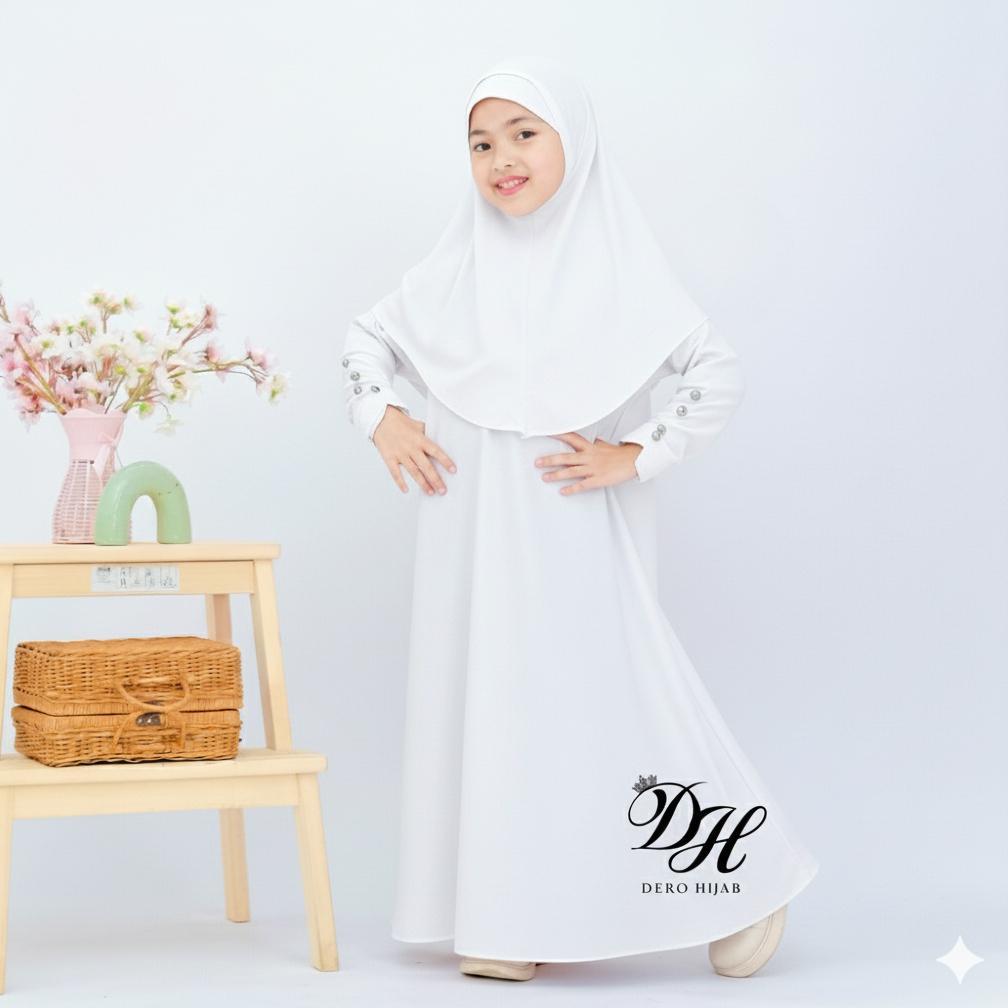 Harga Miring Abaya Set Gamis Anak Perempuan Usia 1 - 12 Tahun