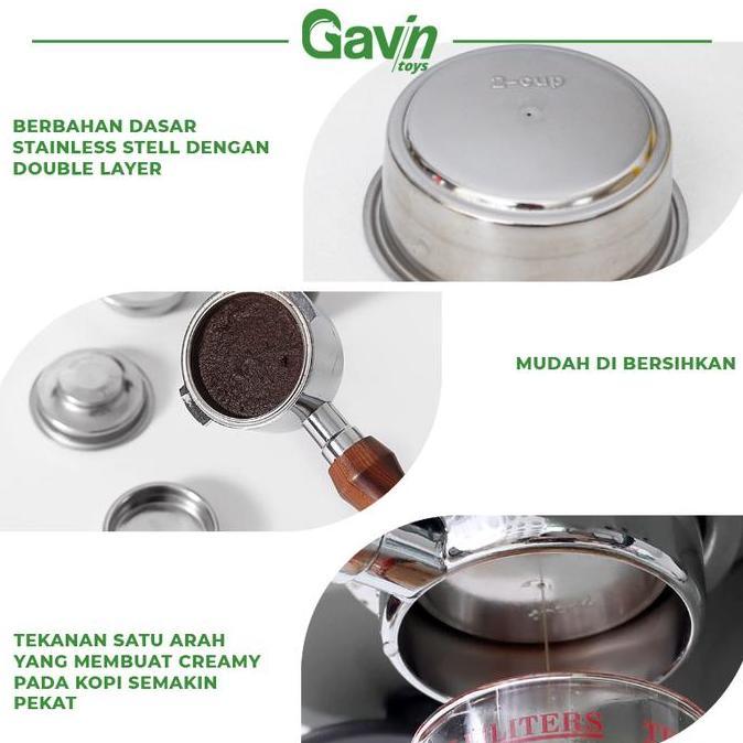 Filter Basket Portafilter Basket Pressurized 1 Cup 2 Cup Delonghi Kurps 51Mm 58Mm