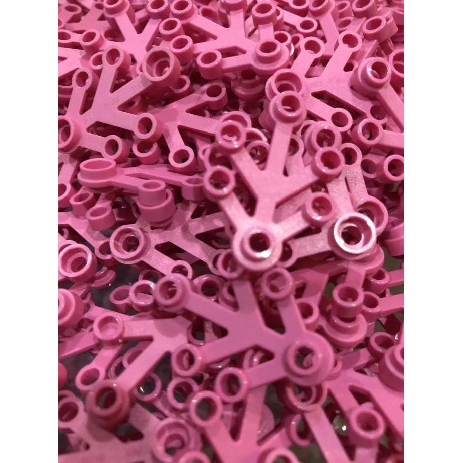 Lego plant leaves dark pink 4 x 3 2423