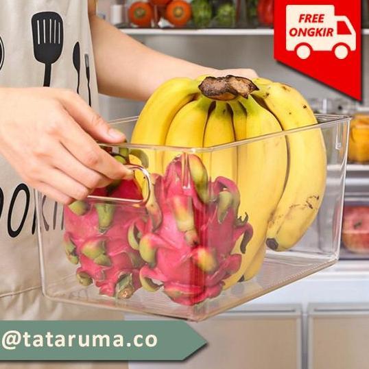 SOJIA - Tempat Penyimpanan Makanan Kontainer Box Kulkas Akrilik BESAR Terlaris