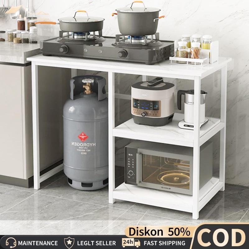 Cod Meja Kompor Gas Rak Dapur Rak Oven Rak Microwave Rak Penyimpanan Tempat Rak Panci Rak Kombinasi 