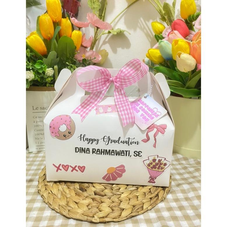 Gable box snack | Kado wisuda sidang sempro | Gift graduation birthday ulang tahun | kado unik lucu 