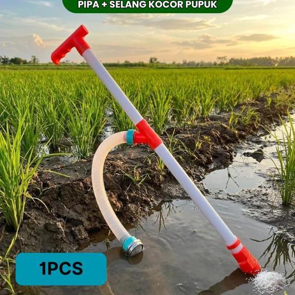 Pipa Dan Selang 1 Set Alat Kocor Pupuk Urea Pupuk Kering