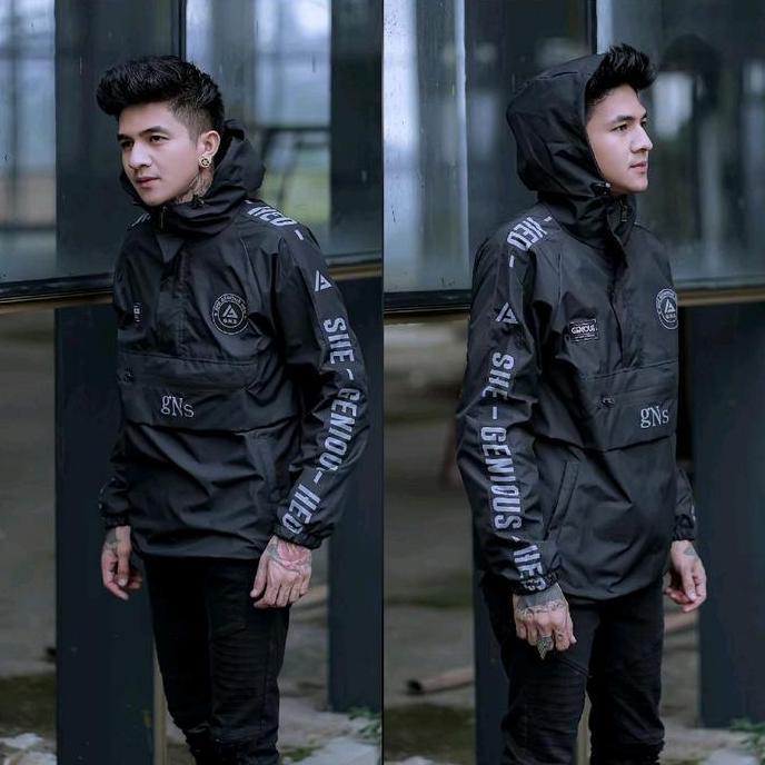 JAKET PARASUT PRIA - JAKET CAGOULE WATERPROOF ORIGINAL GENIOUS - JAKET COWOK KEREN Distro