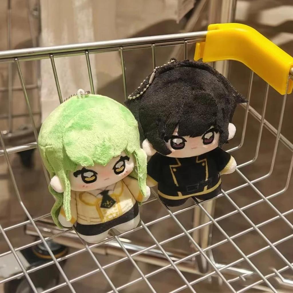 Code Geass Lelouch Lamperouge Cosplay Printing Nunu Cotton Padding 10CM Plush Pendant Backpack Keych