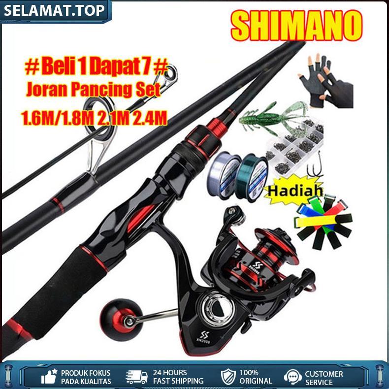 Joran Pancing Set pancing 1 set murah Pancing 1.8M / 2.1M joran Pancing dengan bahan serat karbon jo