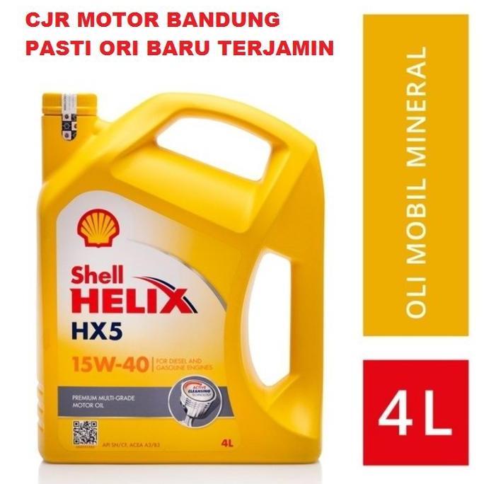 Oli Shell Helix HX5 15 40 4 liter / 1 galon botol kuning HX 5