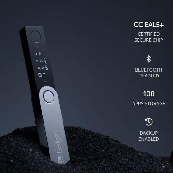Ledger Nano X Crypto Hardware Wallet Dompet Bitcoin Cryptocurrency