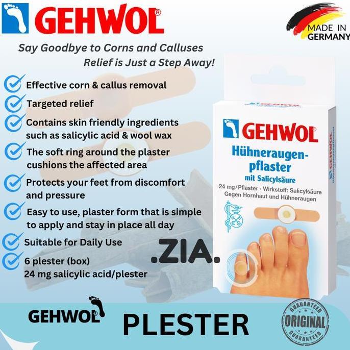 ORIGINAL GEHWOL CORN SKIN TINCTURE KAPALAN MATA IKAN PLESTER CALLUS PLASTER