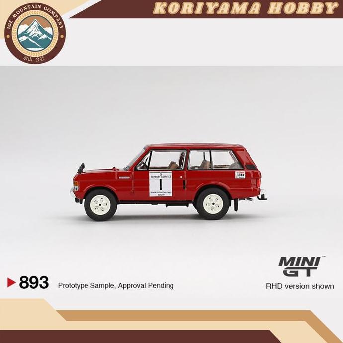 Promo Mini GT 893 Range Rover 1971 International Hillrally Winner MiniGT Diskon