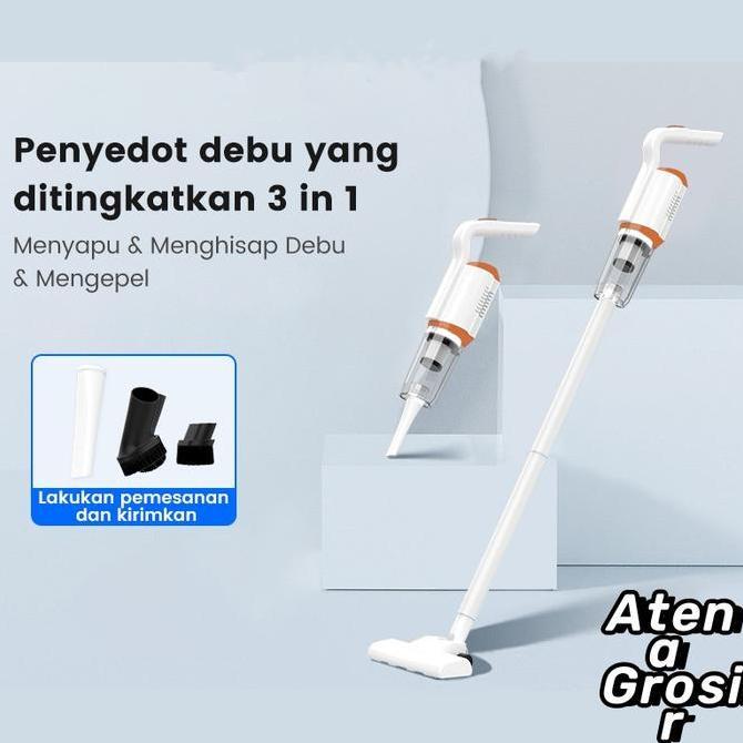 Nandashop21 - Atena Grosir Penyedot debu portabel nirkabel multifungsi / alat pel lantai / sapu lant
