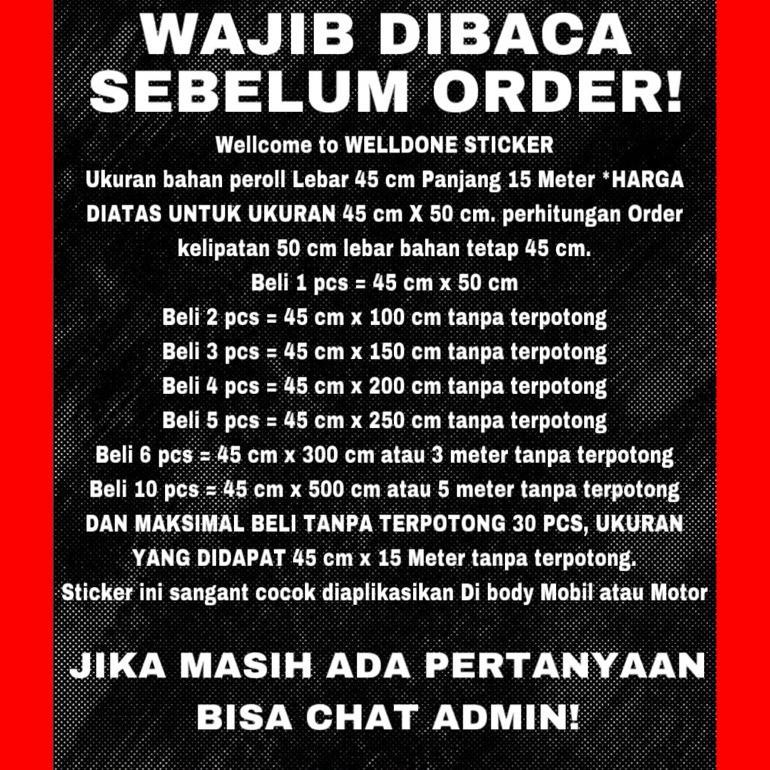 Ready Stock Skotlet Hijau Matcha Glossy Stiker Motor Hijau Muda Pastel Glossy