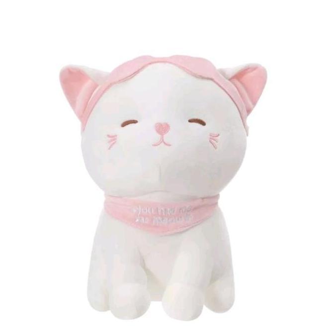 ORIGINAL boneka Lucu kucing boneka Lembut Mainan Mewah kucing Dengan Penutup Mata Kado Anak Plush To