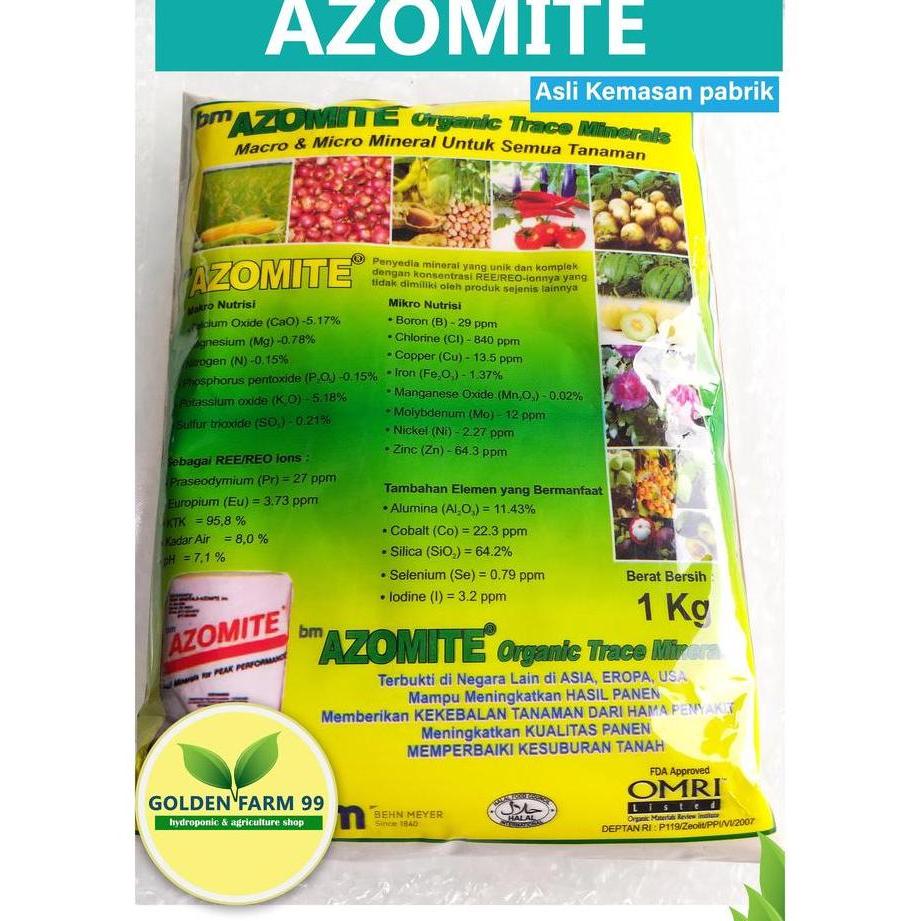 Grdx- Pupuk Azomite Atau Azomite Mineral Original Pack - Kemasan 1 Kg