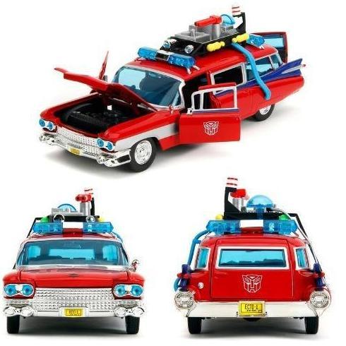 Promo 35466 - Jada Toys 1/24 Ghostbusters Ecto-1 Transformers Mashup Diskon