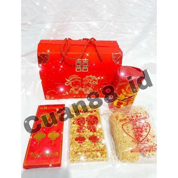 kue sangjit / kue sangjit paket hampers sangjit 3 ( dapet semua sesuai gambar )