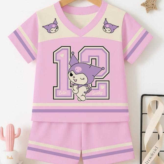 Wikipid- Valmelo Setelan Baju Anak Perempuan/Baju Anak Cewek V03/Setelan Bayi