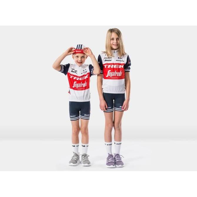 Promo Santini Kid Cycling Jersey Team Trek Segafredo / TFR XC Trek Factory Racing - Classic Regular 