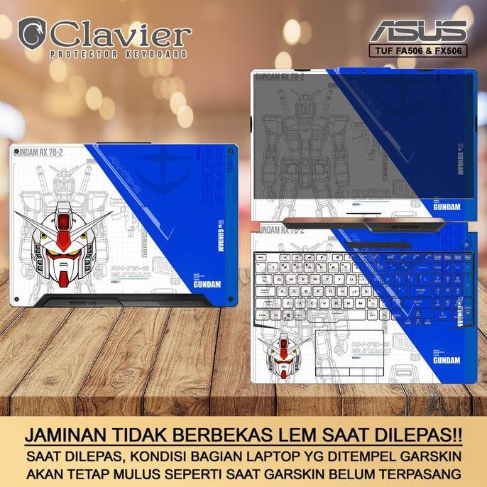 TERMURAH - Cover Garskin Laptop Asus TUF Gaming F15 FX506 FX506H FX506HF Bening