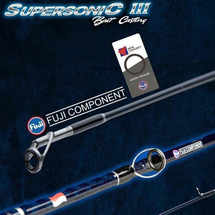 TERMURAH - Joran Pancing BC Daido Supersonic III 3 180cm Pro Series Baitcasting (4-12lbs - 10-20lbs)