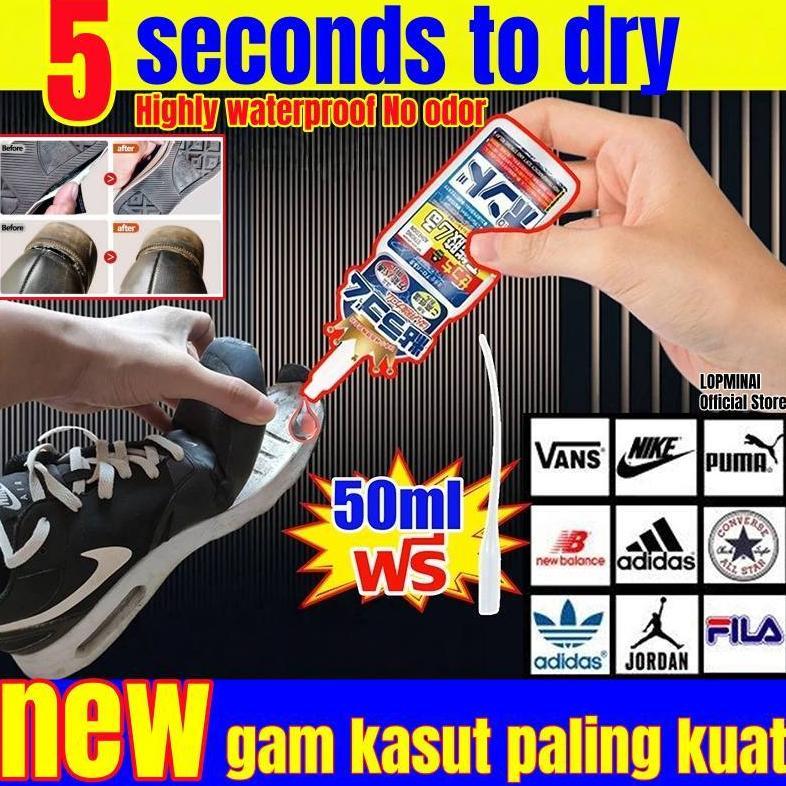Lem sol sepatu bola super kuat tahan air original jepang sendal running kulit canvas karet terlaris