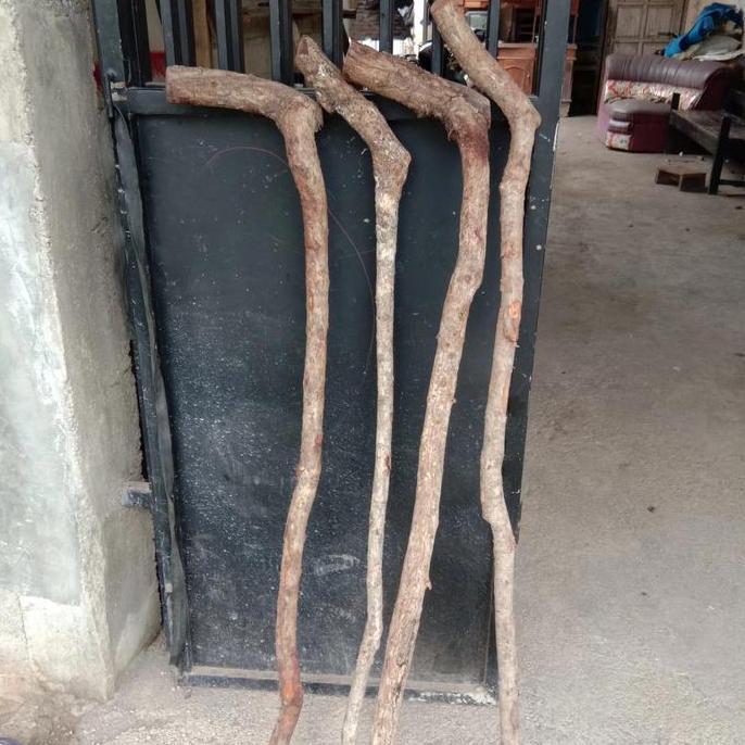Tongkat kayu stigi asli | bahan tongkat stigi 90cm KAR
