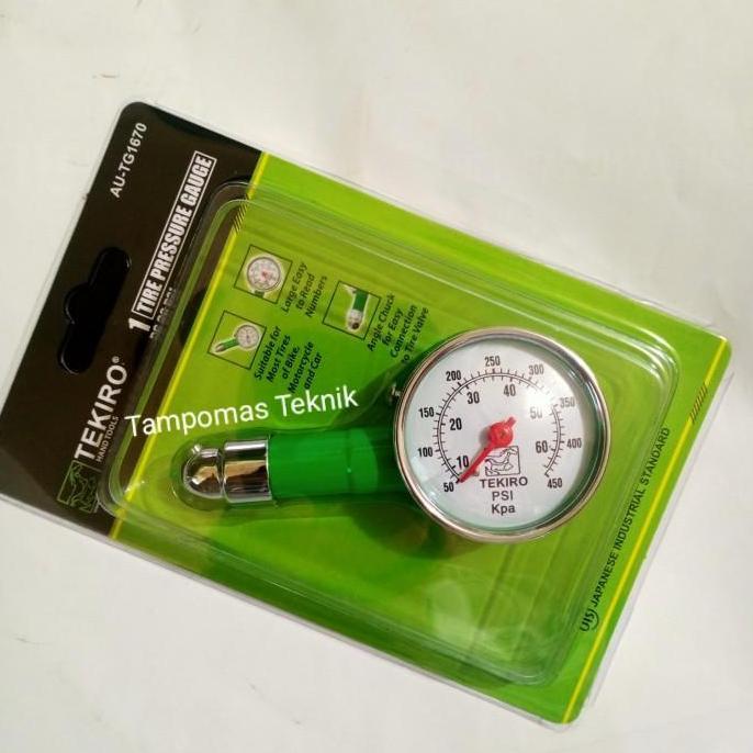 Pengukur Tekanan Ban Tekiro Alat Ukur Ban 0-60psi Psi Terlaris