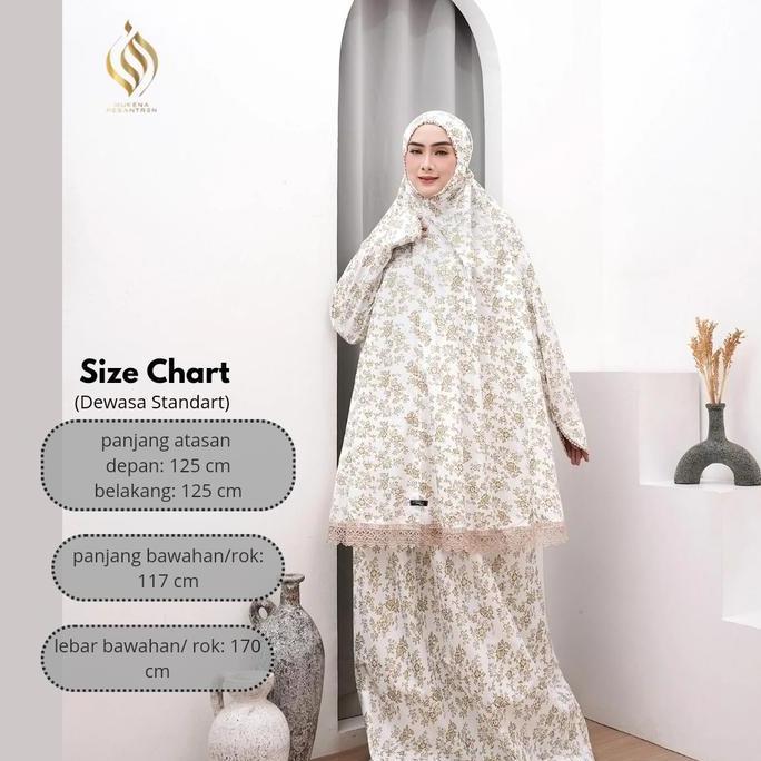 Disiniaja- Mukena Potongan Berlengan Aisya Katun Voil Mukena Mahar Hantaran Cantik Mewah Mukena Muke