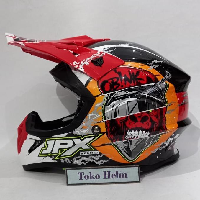 NEW Helm trail JPX cross FOX1 motif X38 OBINK