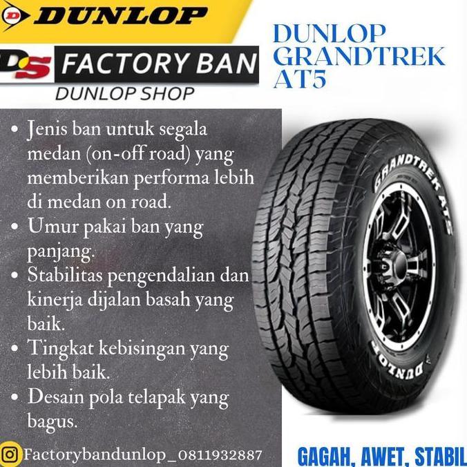 Terlaris Ban Mobil Dunlop 235/60 R16 At5