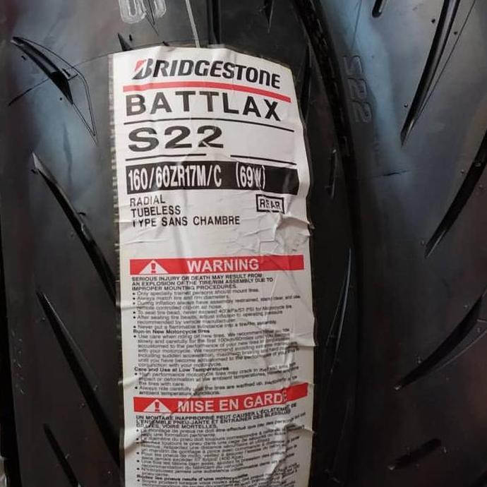 Terlaris Ban Battlax S22 160-60 17 Ban Battlax Bridgestone 160-60 17