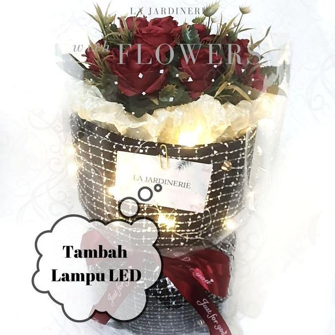 Buket Bunga Korea Wisuda Lamaran Anniversary Bucket Kado Bunga Murah HS