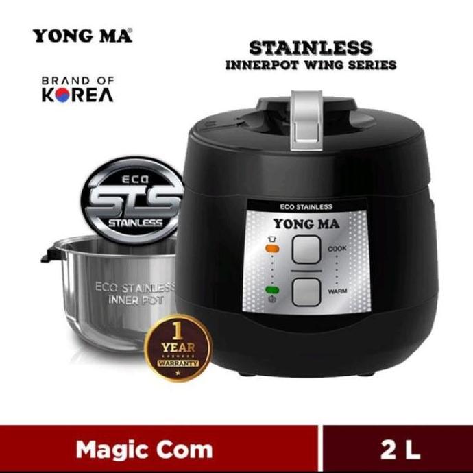 Magic Com Yong Ma SMC - 7073 Panci Stainless Steel 2L