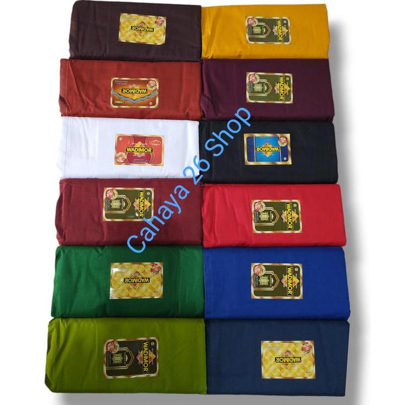 Termurah / Hot Sale Sarung Wadimor Polos Tanpa Tumpal | Sarung Santri | Sarung Full Polos  Dewasa | 
