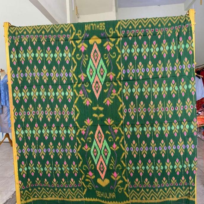 Termurah / Hot Sale Sarung Tenun Berbagai Warna Motif Rumah Adat Karo
