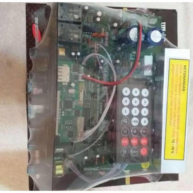 Kit Power Amplifier Aktif speaker Echo Bluetooth MP3