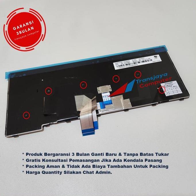 BEBAS ONGKIR - Keyboard Laptop Len ThinkPad E440 T440 T440S T440P E431 T450 T460 POINTER Original
