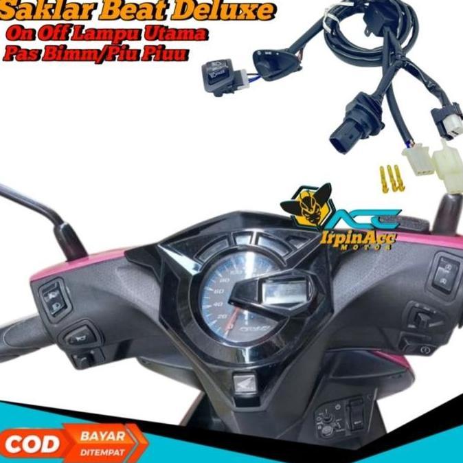 Saklar on off Beat Led Beat Deluxe Beat Street Saklar 3 titik PNP Beat Led Beat Deluxe Beat Street N