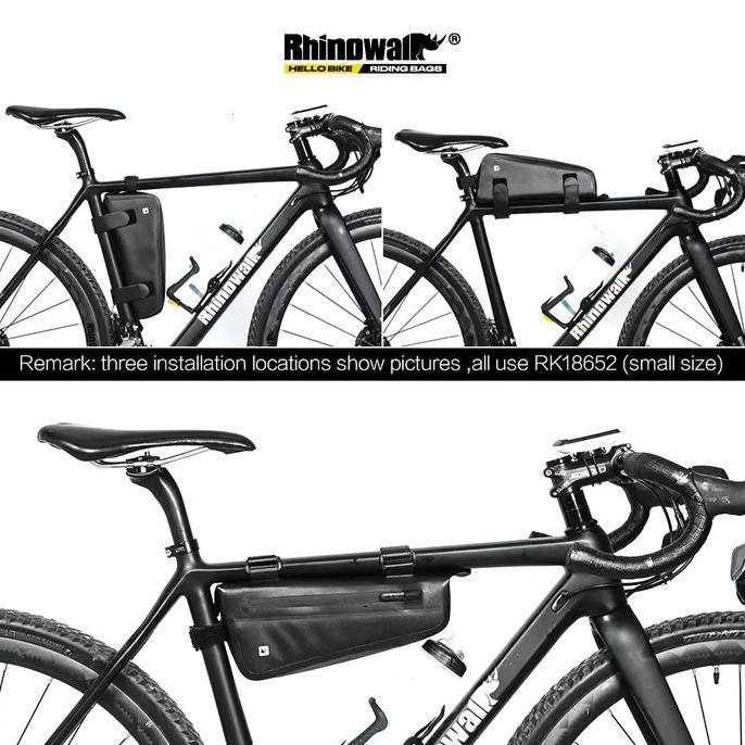 RHINOWALK TAS SEPEDA GRAVEL ROADBIKE BIKE FRAME BAG WATEROOF RK18652