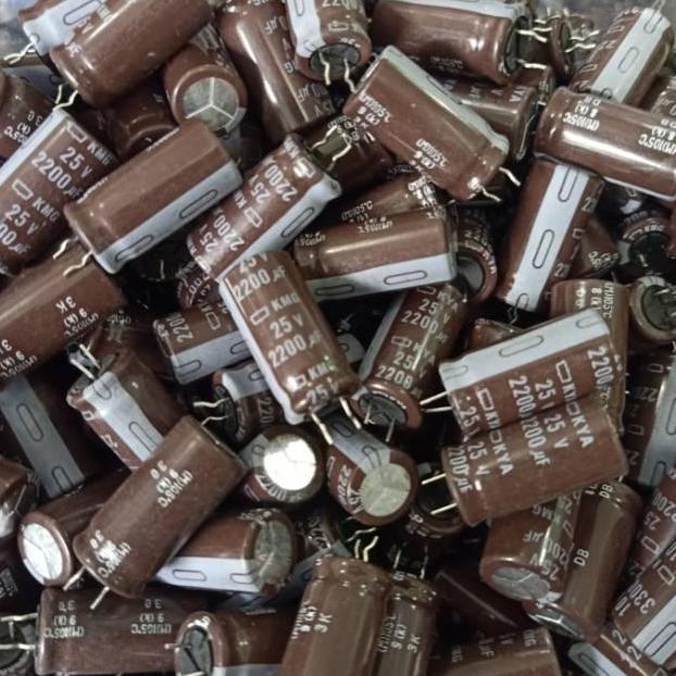 Elco 2200uf 25v per 100 pcs