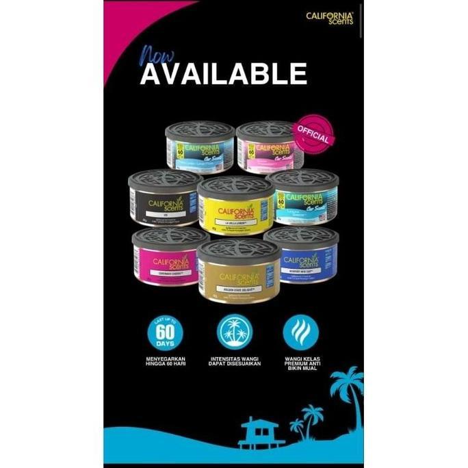 Promo California Scents Spillproof Laguna Breeze serbuk kayu parfum pengharum penyegar ac mobil ruan