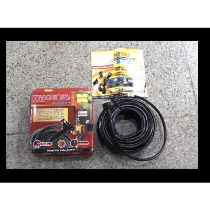 KITANI Kabel Antena TV 15 meter ORIGINAL Kabel TV 15 Meter