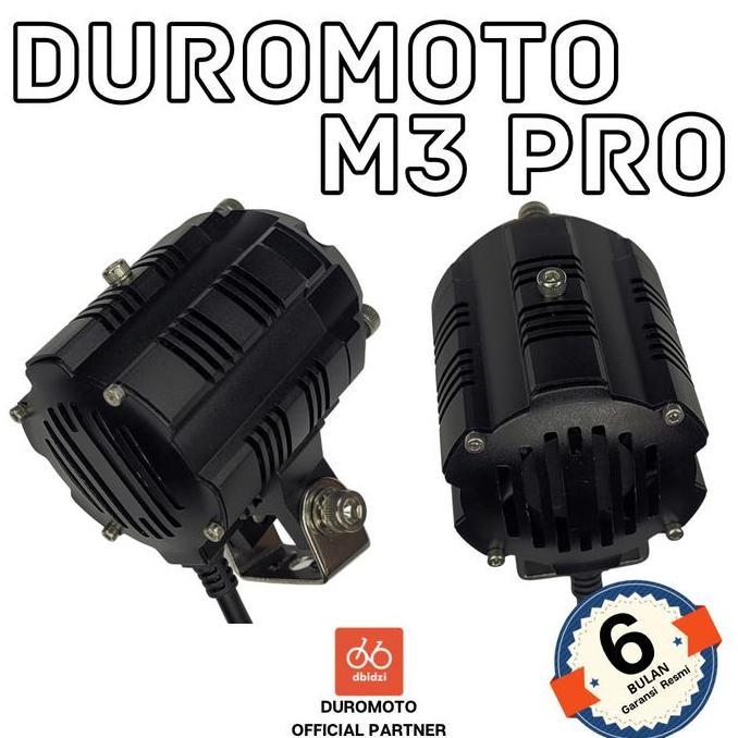 DUROMOTO M3 PRO LAMPU LED PROYEKTOR MOTOR MOBIL LASER PROJECTOR