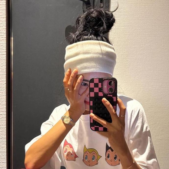 DITSY Headband Lebar Polos Minimalis Headband Wanita Rajut Sport Headband Perataan Rambut Trendy