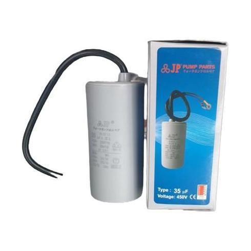 Jp Kapasitor Bulat Kabel Pompa Air 35Uf Asli