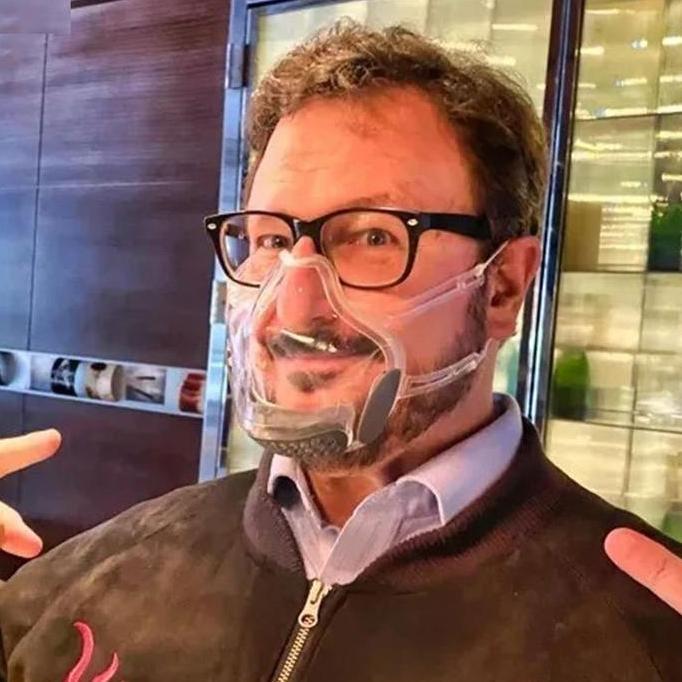 Mouth Nose Shield Penutup Mulut Hidung Face Shield Face Mask Reuseable TU