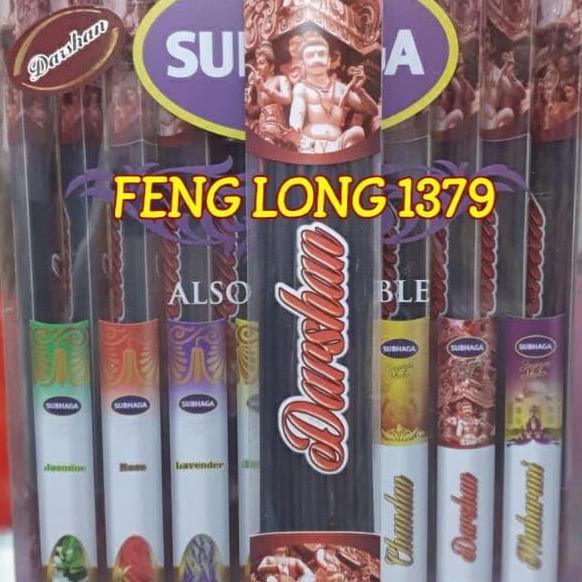 Ready  Hio Dupa Stik India Aromaterapi Subhaga Darshan HITAM Incense Sticks